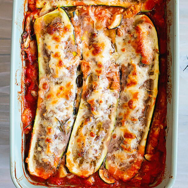 Ground Beef Stuffed Zucchini Boats Ground Beef Stuffed Zucchini Boats