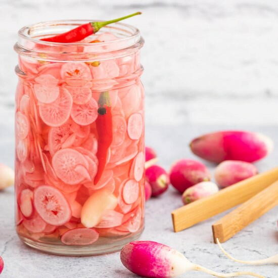 Quick Pickled Radishes Quick Pickled Radishes
