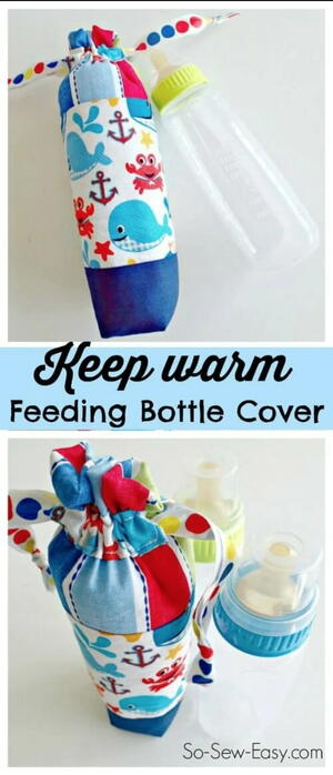 Insulated Baby Bottle Cover Free Sewing Pattern Insulated Baby Bottle Cover Free Sewing Pattern
