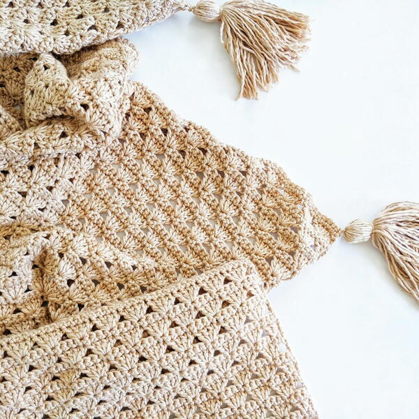 Shell Stitch Baby Blanket Shell Stitch Baby Blanket