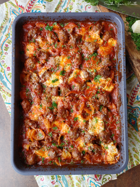 Super Simple Italian Sausage Pasta Bake Super Simple Italian Sausage Pasta Bake