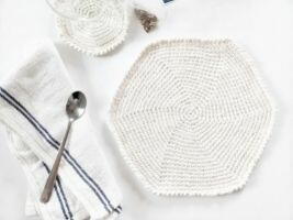 Basic Round Crochet Placemat Basic Round Crochet Placemat