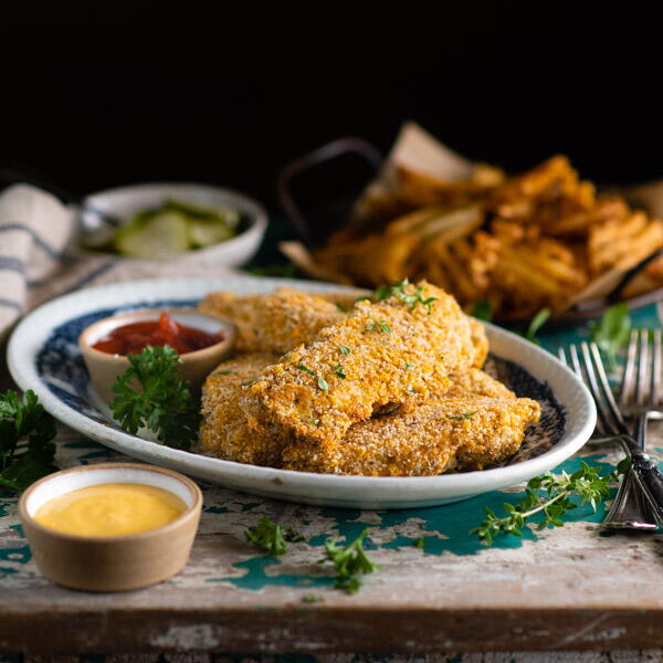 Crispy Oven Baked Chicken Tenders Crispy Oven Baked Chicken Tenders
