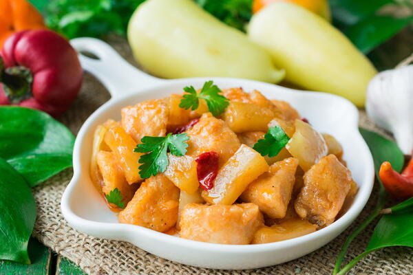 Easy Pineapple Chicken Easy Pineapple Chicken