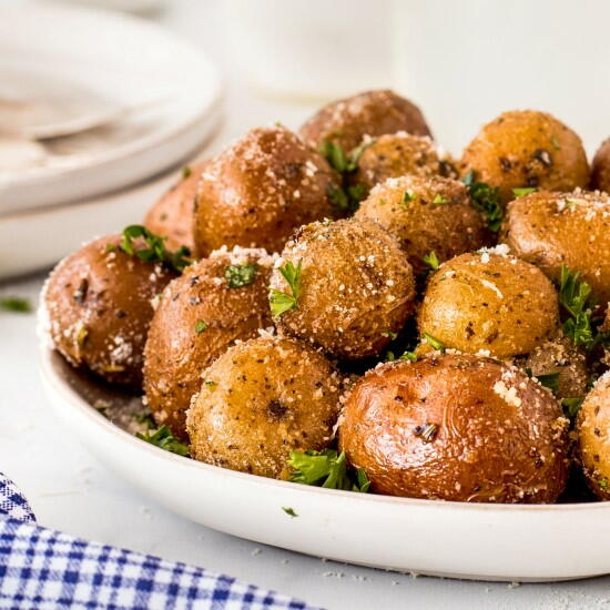 Garlic Herb Smoked Potatoes Garlic Herb Smoked Potatoes