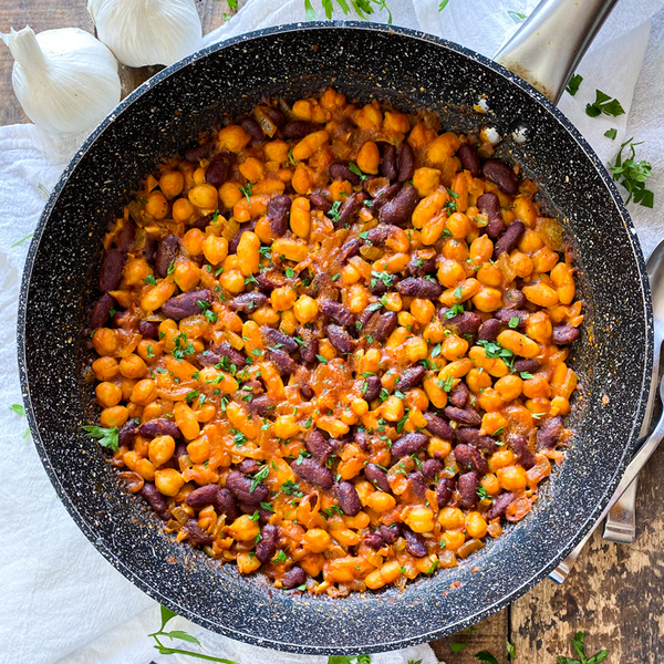 Irresistible 3-bean Garlic Skillet | Sarten De Alubias Al Ajo Recipe