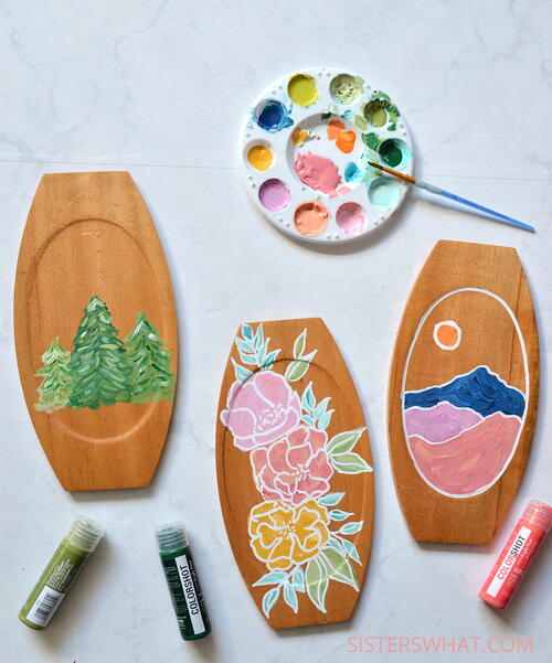 Modern Painted Florals Modern Painted Florals