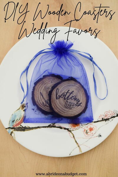 Diy Wooden Coasters Wedding Favors