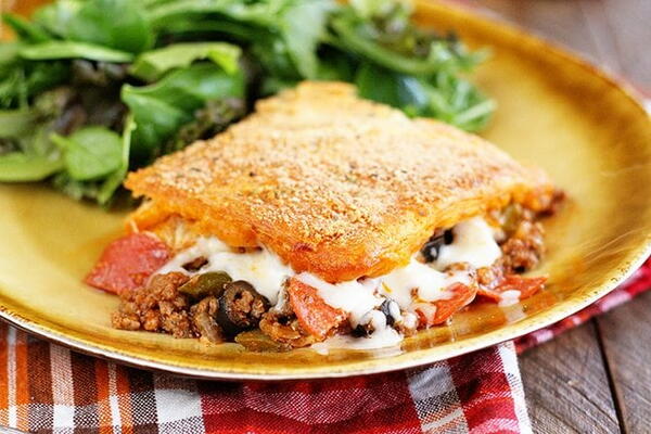 Upside Down Pizza Casserole Upside Down Pizza Casserole