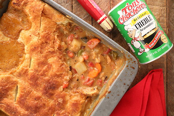 Easy Southern Creole Turkey Pot Pie Easy Southern Creole Turkey Pot Pie