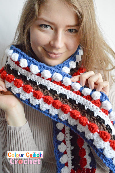 Crochet Cool Santa Reindeer Scarf Crochet Cool Santa Reindeer Scarf