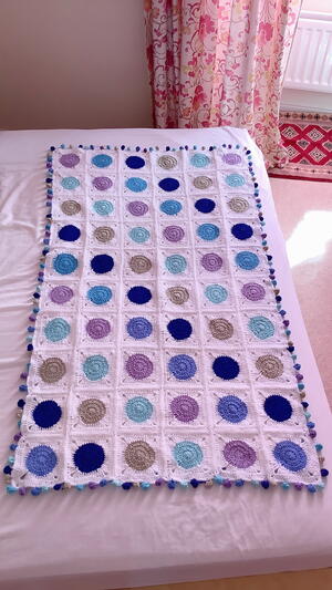 Crochet Granny Square Blanket Pattern Crochet Granny Square Blanket Pattern