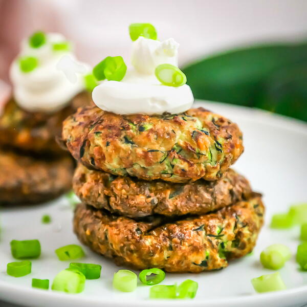 Air Fryer Zucchini Fritters Air Fryer Zucchini Fritters