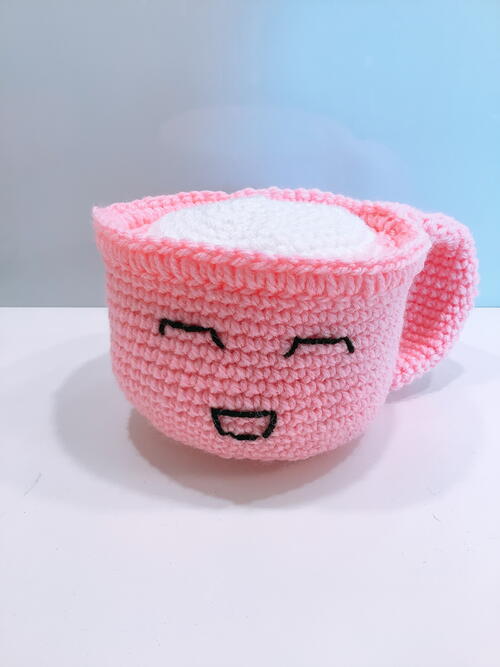 Crochet Teacup Pin Cushion Crochet Teacup Pin Cushion