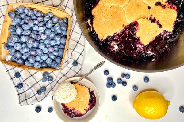 Dutch Oven Blueberry Cobbler Dutch Oven Blueberry Cobbler