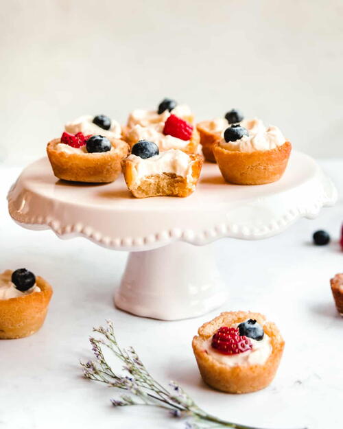 Sugar Cookie Fruit Tarts