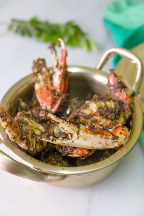 Copycat Crab Curry Leaves Pepper Fry Copycat Crab Curry Leaves Pepper Fry