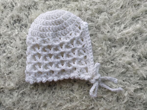 Textured Baby Bonnet Textured Baby Bonnet