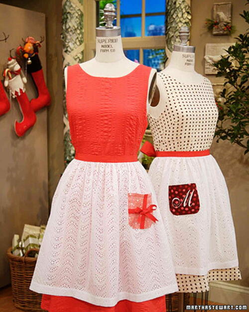 Retro Holiday Apron Retro Holiday Apron