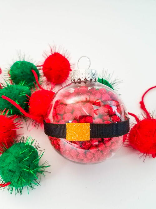 DIY Santa Ornament