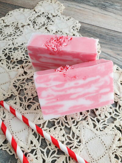 Candy Cane Soap Diy