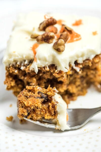 Carrot Cake With Cream Cheese Frosting Carrot Cake With Cream Cheese Frosting