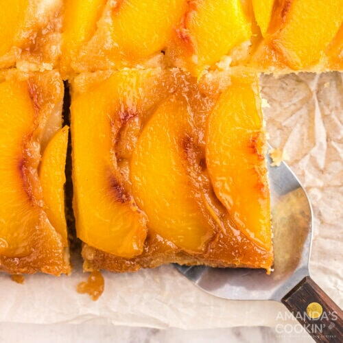 Peach Upside Down Cake Peach Upside Down Cake