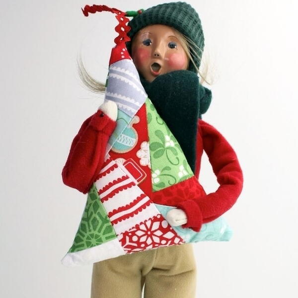 Crazy Patchwork Tree Ornament Crazy Patchwork Tree Ornament