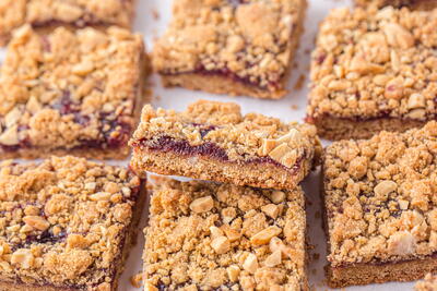 Easy Peanut Butter And Jelly Bars