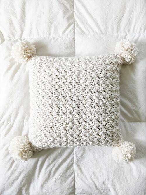 Chunky Crochet Pillow Chunky Crochet Pillow