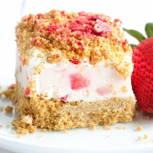 No Bake Strawberry Cheesecake Bars No Bake Strawberry Cheesecake Bars