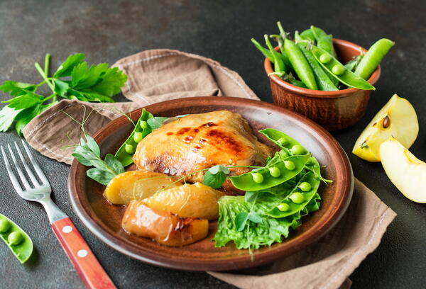 Apple Honey Roasted Chicken Apple Honey Roasted Chicken