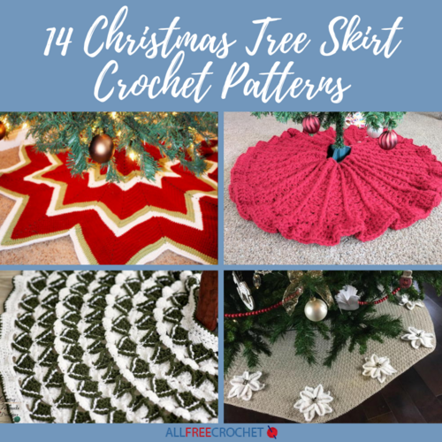 14 Christmas Tree Skirt Crochet Patterns 14 Christmas Tree Skirt Crochet Patterns