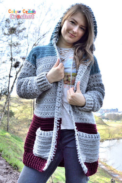 Crochet Cross Stitch Hoodie Crochet Cross Stitch Hoodie