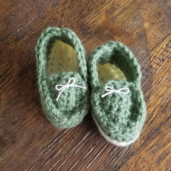Crochet Baby Moccasins Crochet Baby Moccasins
