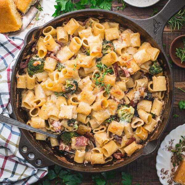 White Cheddar Broccoli And Bacon Pasta Bake White Cheddar, Broccoli And Bacon Pasta Bake