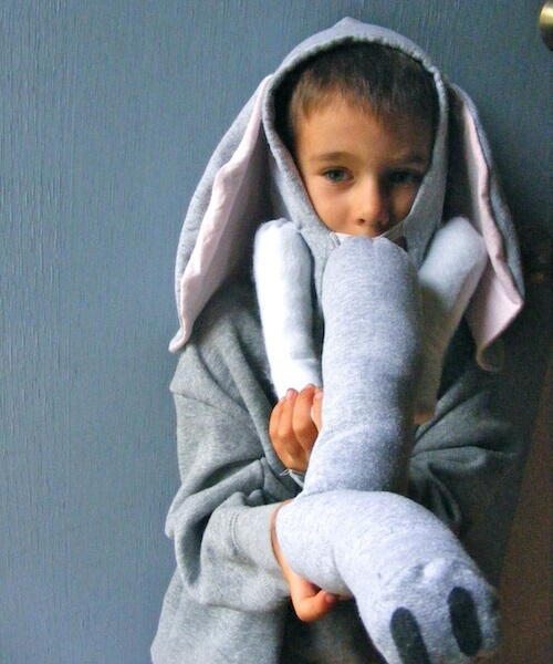 Upcycled Elephant Costume Upcycled Elephant Costume