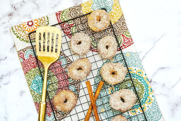 Easy Cinnamon Sugar Air Fryer Donuts Easy Cinnamon Sugar Air Fryer Donuts