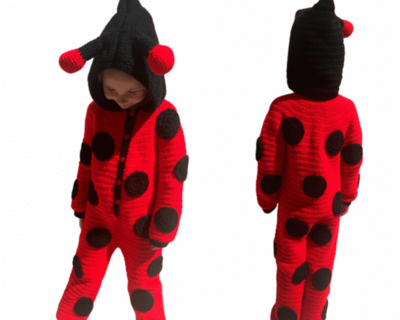 Ladybug Kids Onesie Pyjamas 