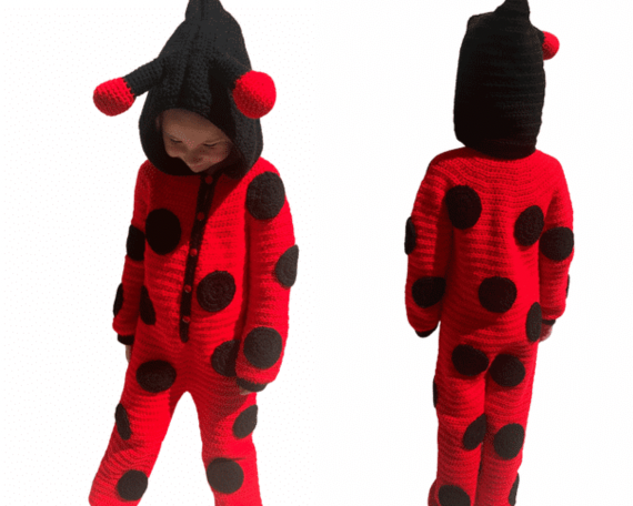 Ladybug Kids Onesie Pyjamas Ladybug Kids Onesie Pyjamas