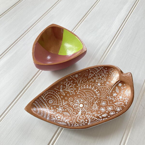 Upcycled Wooden Trinket Bowls Upcycled Wooden Trinket Bowls