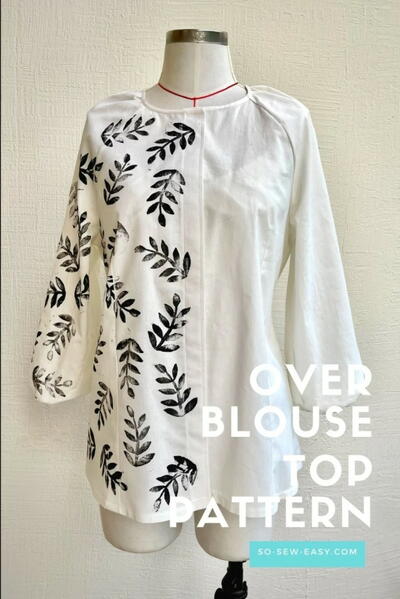 Overblouse Top Pattern Overblouse Top Pattern