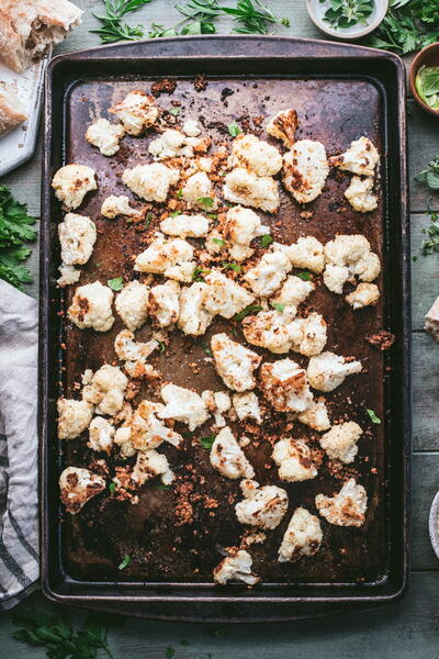 Parmesan Roasted Cauliflower Parmesan Roasted Cauliflower