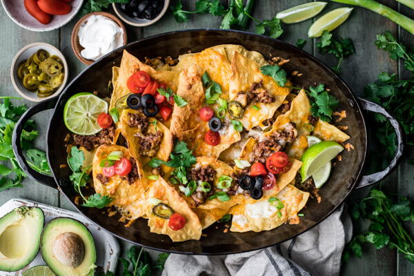 Homemade Nachos With Ground Beef Homemade Nachos With Ground Beef