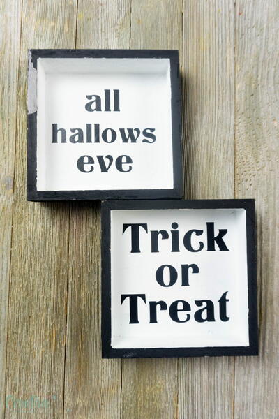 Halloween Wood Signs Halloween Wood Signs