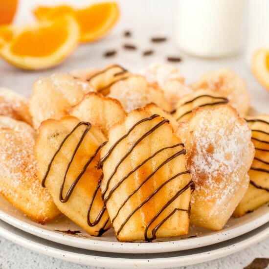 Orange Madeleine Cookies Orange Madeleine Cookies