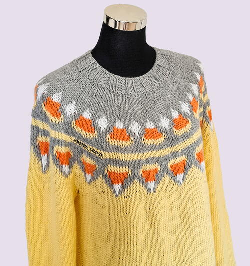 Candy Corn Sweater adult Size Candy Corn Sweater (adult Size)