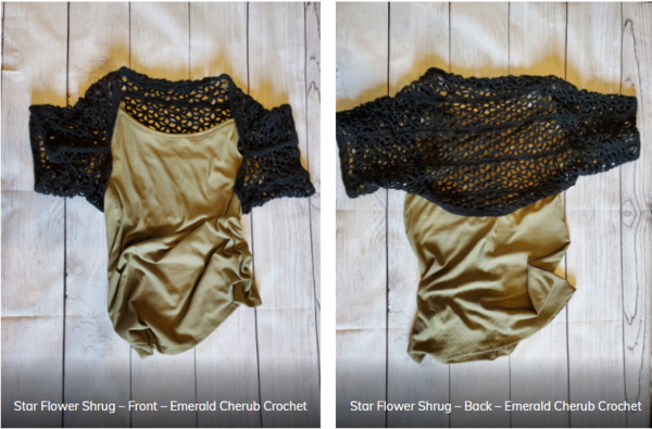 Star Flower Shrug Star Flower Shrug