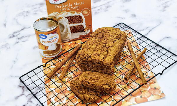 Easy Cake Mix Pumpkin Bread Recipe Easy Cake Mix Pumpkin Bread Recipe