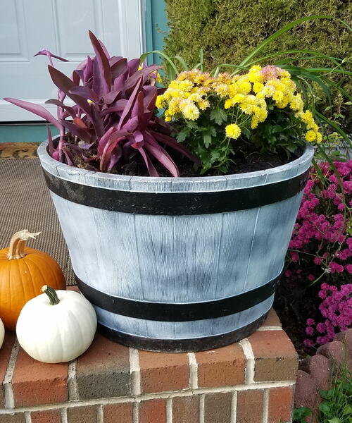 Jumbo Planter Makeover Secret Jumbo Planter Makeover Secret